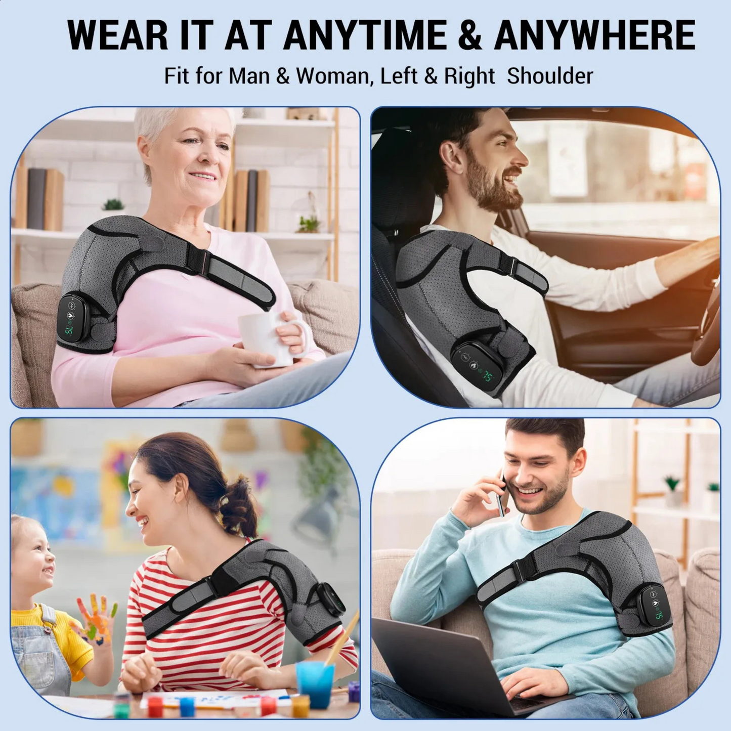 Cordless Heated Shoulder Brace