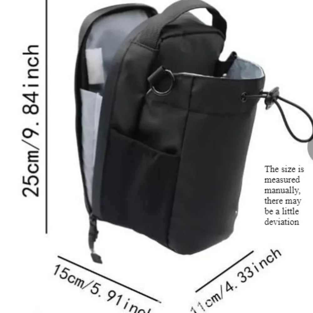 Professional Magnetic Gym Bag with Mobile Phone Compartment and Water Bottle Holder - Portable Fitness Storage Accessories