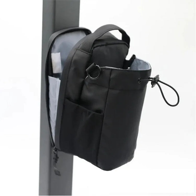 Professional Magnetic Gym Bag with Mobile Phone Compartment and Water Bottle Holder - Portable Fitness Storage Accessories