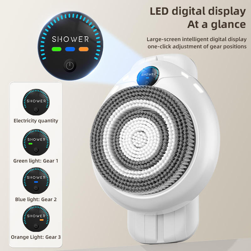 Smart Wall-Mounted Electric Shower Brush